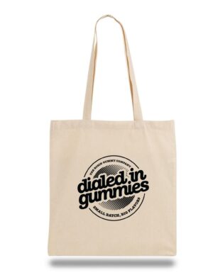 MO | Notion Worx | Swag - Canvas Tote Bag | Dialed In Gummies Beige | 1ea
